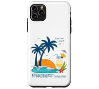 Phuket Palmiers Coucher de Soleil Cocktail Plage Thaïlande Coque pour iPhone 11 Pro Max