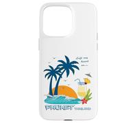 Phuket Palmiers Coucher de Soleil Cocktail Plage Thaïlande Coque pour iPhone 15 Pro Max