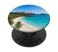 Phuket Plage Tropicale Thaïlande océan Scène côtière PopSockets PopGrip Adhésif