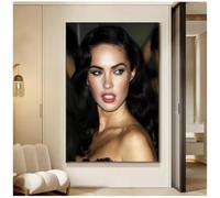 PHVRLG Poster Murale De L'Actrice Megan Fox Décoration Intérieure 50 * 70 Cm Sans Cadre