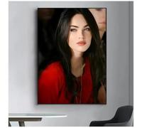 PHVRLG Poster Murale De L'Actrice Megan Fox Décoration Intérieure 50 * 70 Cm Sans Cadre