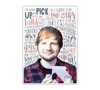 PHVRLG Poster Murale Ed Sheeran Tableau Sur Toile Décoration Intérieure 50 * 70 Cm Sans Cadre