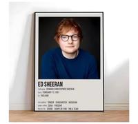 PHVRLG Poster Murale Ed Sheeran Tableau Sur Toile Décoration Intérieure 50 * 70 Cm Sans Cadre