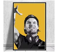 PHVRLG Poster Musicale D'Avicii, Dj, Chanteur Et Star, Peinture Sur Toile, Décoration Murale. 50 * 70 Cm Sans Cadre