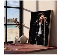 PHVRLG Poster Musicale De Michael Jackson Sur Toile Idéale Pour Décorer Salon Chambre Ou Maison 50 * 70 Cm Sans Cadre