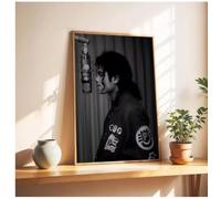 PHVRLG Poster Musicale De Michael Jackson Sur Toile Idéale Pour Décorer Salon Chambre Ou Maison 50 * 70 Cm Sans Cadre