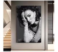 PHVRLG Poster Natalie Portman Tableau Sur Toile Décoration Murale Pour Salon Chambre Ou Maison 50 * 70 Cm Sans Cadre
