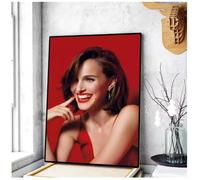 PHVRLG Poster Natalie Portman Tableau Sur Toile Décoration Murale Pour Salon Chambre Ou Maison 50 * 70 Cm Sans Cadre