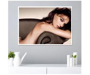 PHVRLG Poster Natalie Portman Tableau Sur Toile Décoration Murale Pour Salon Chambre Ou Maison 50 * 70 Cm Sans Cadre