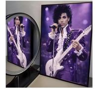 PHVRLG Poster Prince Rogers Nelson Chanteur De Rock Star Peinture Sur Toile Décoration Intérieure 50 * 70 Cm Sans Cadre
