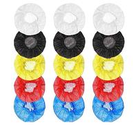 Phyachelo 200 PièCes Housse de Microphone Jetable, Pare-Brise de Microphone à Main pour Karaoké de Studio D'Enregistrement Ktv (Couleurs MéLangéEs)