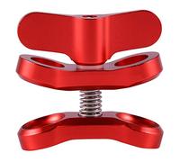 Phyachelo Accessoire de Camera Clip de Papillon de Boule de lumieres de Plongee Support de Fixation de Bras en Aluminium pour 3 + / 4/5 Gitup SJ6000 Camera Rouge