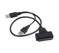 Phyachelo CâBle Adaptateur USB 2.0 vers 48Cm pour Disque Dur Externe SSD de 2,5 Pouces