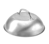 Phyachelo Couvercle à steak en acier inoxydable épaissir le restaurant occidental. Couvercle alimentaire occidental poignée couvercle à steak couvercle hémisphérique