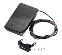Phyachelo Feu de Frein de Voiture à LED 15LED F1 Style Universal Shell Pilot Light Becquet de Voiture Feu de Stop à LED Feu Coque Noire
