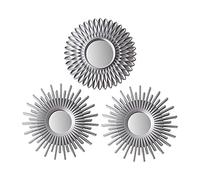 Phyachelo Lot de 3 Autocollants muraux argentés pour la décoration de la pièce et pour la décoration Murale