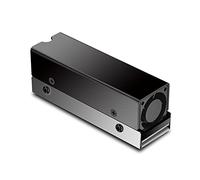 Phyachelo M.2 SSD NVMe Dissipateur de Chaleur M2 2280 Radiateur à Circulation d'air à Disque à Semi-Conducteurs avec Ventilateur en Aluminium Dissipateur Thermique Refroidisseur de Tampon