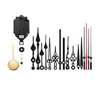 Phyachelo MéCanisme de Mouvement de Pendule D'Horloge Murale de Bricolage avec 6 Paires D' de RéParation de Quartz de Mains pour Le Remplacement D'Horloge sans Cadre D'Artisanat