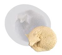 Phyachelo Moule à Bougies, Moule en Silicone 3D en Forme de Loup