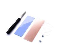 Phyachelo Radiateur de Dissipation Thermique Mince en Cuivre Pur pour Disque SSD M.2 2280, Compatible avec Ordinateur Portable