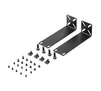 PhyinLan Kit de Montage en Rack, Oreilles de Rack réglables pour Netgear, Cisco, D-Link, TRENDnet et Les Produits HP, Montage d'équipements de 7,9" de Large à 19", Distance de Trou réglable 14-30mm