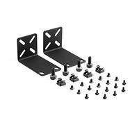 PhyinLan Kit de Montage en Rack, Oreilles réglables pour Netgear, Cisco, D-Link, TRENDnet et Produits Dell, Support de 32 cm de Large à 48,3 cm, Distance des Trous réglable de 14 à 30 mm