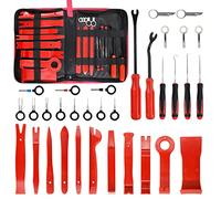 PHYLES 33PCS Outil Demontage Garniture Voiture, Outils de DéMontage Garnitures, Outils en Plastique Voiture pour Les Autoradios, Radio, Accessoires, Portes, Tableaux de Bord de Voiture