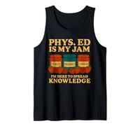Phys Ed Is My Jam Funny Teacher, premier jour de la rentrée scolaire Débardeur