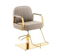 physa Fauteuil de coiffeur avec repose-pieds - 560 - 720 mm - 200 kg - Doré, Beige PHYSA STAUNTON BEIGE