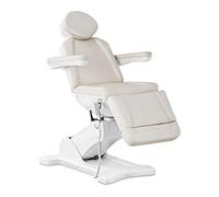 Physa Fauteuil Esthétique Cosmétique Tatouage 150 kg Écru & Blanc Table De Soin Cosmétique