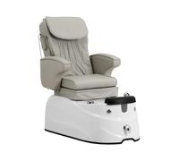 Physa Fauteuil pédicure électrique avec Bain de Pieds éclairé et Fonction de Massage 105 W 150 kg Beige - Fauteuil esthétique Chaise pédicure Siège pédicure