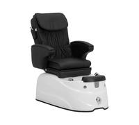 Physa Fauteuil pédicure électrique avec Bain de Pieds éclairé et Fonction de Massage 105 W 150 kg Noir - Fauteuil esthétique Chaise pédicure Siège pédicure