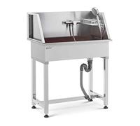 Physa PHY-PWS-02 Baignoire pour chien jusqu'à 60 kg en acier inoxydable