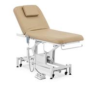 Physa Physa Lyon Beige_PH Table De Massage Professionnelle Électrique Lit De Massage Table De Soin Kiné 2 Moteurs Beige foncé 200 kg