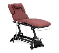physa Table de massage électrique - 3 moteurs - 250 kg - Noir, Rouge vin PHYSA NANTES BURGUNDY_PH