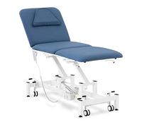 physa PHYSA VALENCE BLUE Table De Massage 150 kg Bleu/blanc Lit De Massage Table De Soin Fauteuil De Soin Électrique