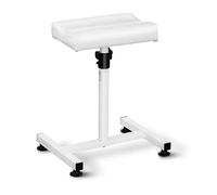 Physa Repose Jambes Tatoueur Appui Tabouret Pédicure PHYSA FR-2 (24 x 33 cm, Hauteur Réglable Max 74,5 cm, Max 80 kg, Similicuir, Acier, Blanc)