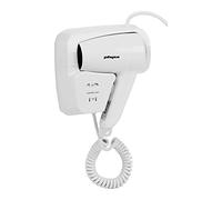 Physa Sèche-Cheveux Mural pour Hotel SICCO (1 200 W ECO, Température de l'air max. 58 °C, Débit d'air [m/sec] 15 m/s, Prise rasoir)