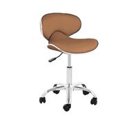physa Tabouret de bureau avec dossier - 48 - 62 cm - 150 kg - Cappuccino PHYSA MUNICH CAPPUCCINO