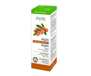 PHYSALIS ACEITE DE ARGAN 100ml. BIO - huile adaptée à un usage interne ou externe, contenance 100 ml, peut entrer dans la préparation des plats et des soins corporels et devient un allié fiable dans l