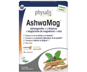 Physalis AshwaMag Forte Avec L-Théanine 30 Comprimés