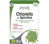 Physalis Chlorella et Spirulina Bio 200comp