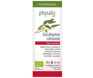 Physalis® Eucalyptus citronné Huile essentielle Bio 10 ml