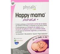 PHYSALIS HAPPY MAMA PRONATAL+ 30comp. - comprimés faciles à intégrer à la routine quotidienne, facile à intégrer dans la routine de la journée, boîte de 30 comprimés et facilite la prise en charge de