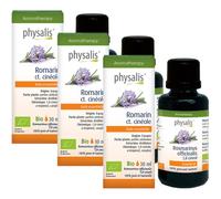 Physalis Huile Essentielle Romarin à Cinéole Bio Flacon 30ml Promo 2+1 Gratuit