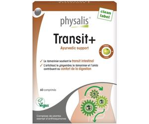 Physalis Transit+ Ayuverdic Support Complément Alimentaire Végan 60 Comprimés