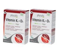 PHYSALIS® Vitamine K2 + D3 Comprimé(S) 2x60 pc(s)