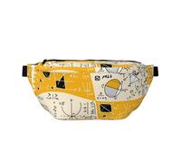 Physical Formulas Phenomenon Science Board avec sacs banane mathématiques Sac à bandoulière Sac à dos poitrine avec ceinture réglable pour homme et femme, multicolore, Taille unique, Sac à dos de