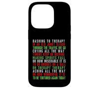 Physical Therapy Funny Christmas Carol PT DPT Humour Coque pour iPhone 14 Pro