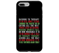 Physical Therapy Funny Christmas Carol PT DPT Humour Coque pour iPhone 7 Plus/8 Plus